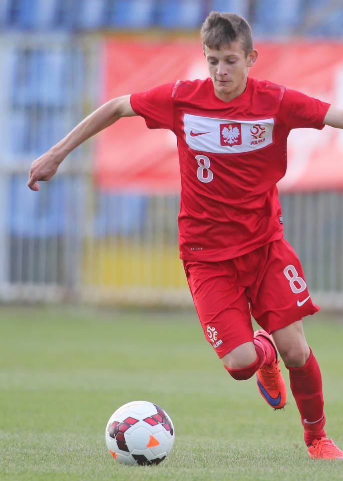 Polska - Rumunia 1:2 (05.09.2015) U17 Sebastian Szymański