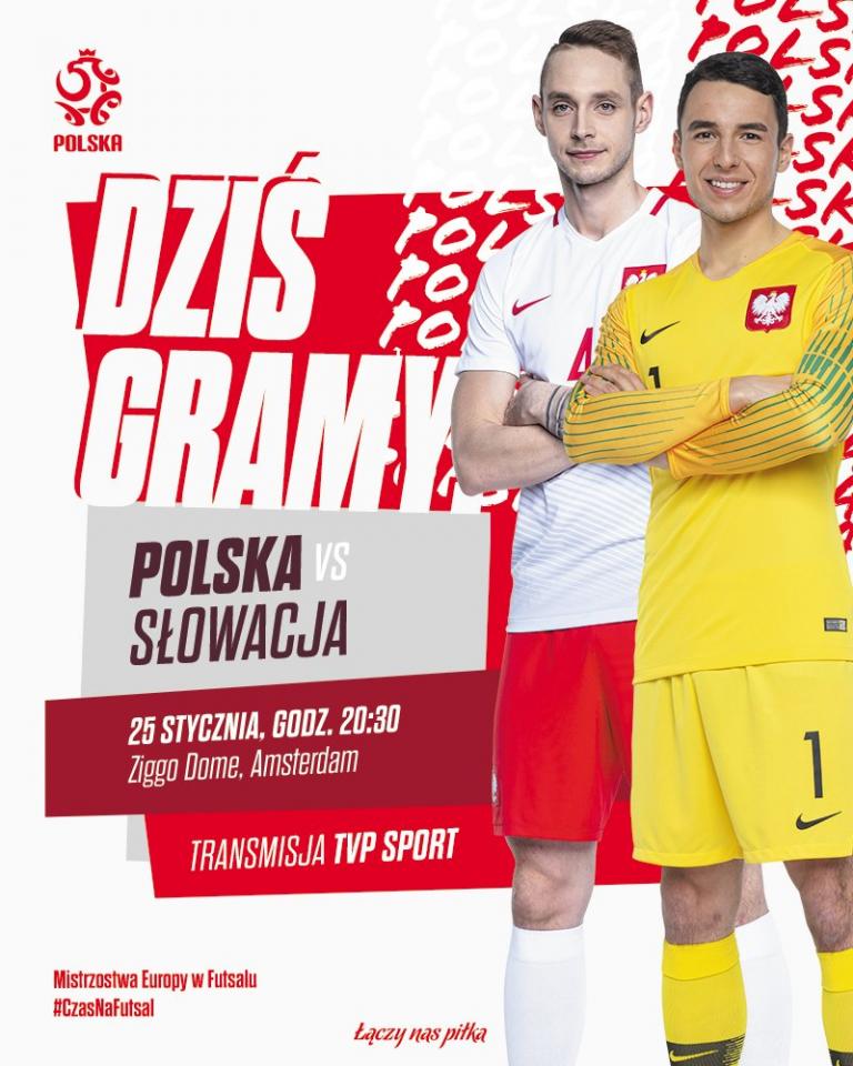 Polska - Słowacja 2:2 (25.01.2022) futsal