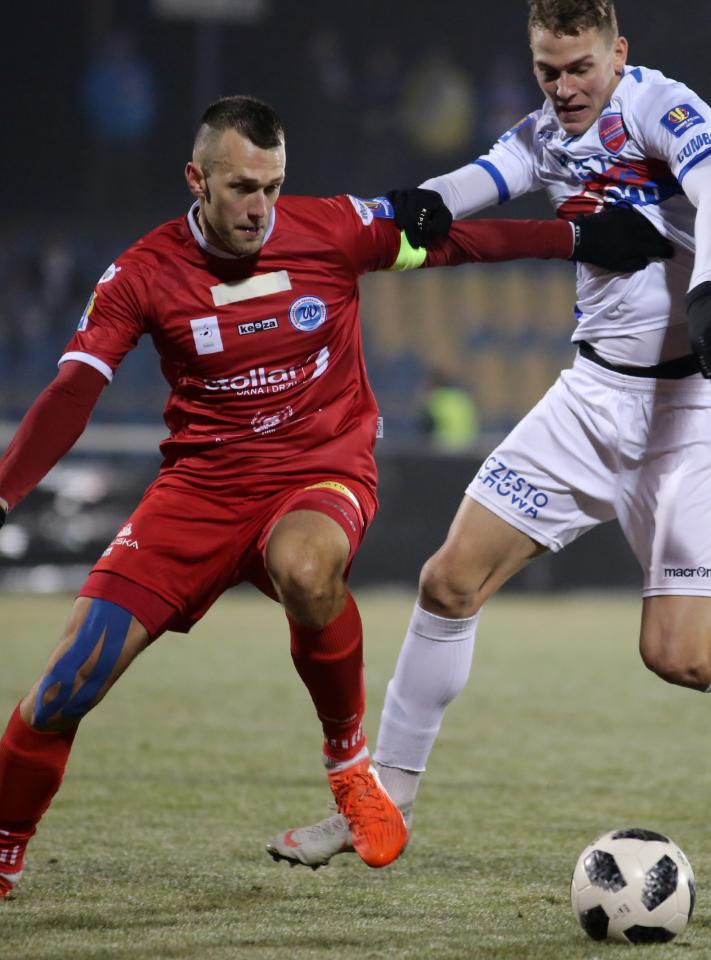 Wigry Suwałki - Raków Częstochowa 0:3 (06.12.2018)