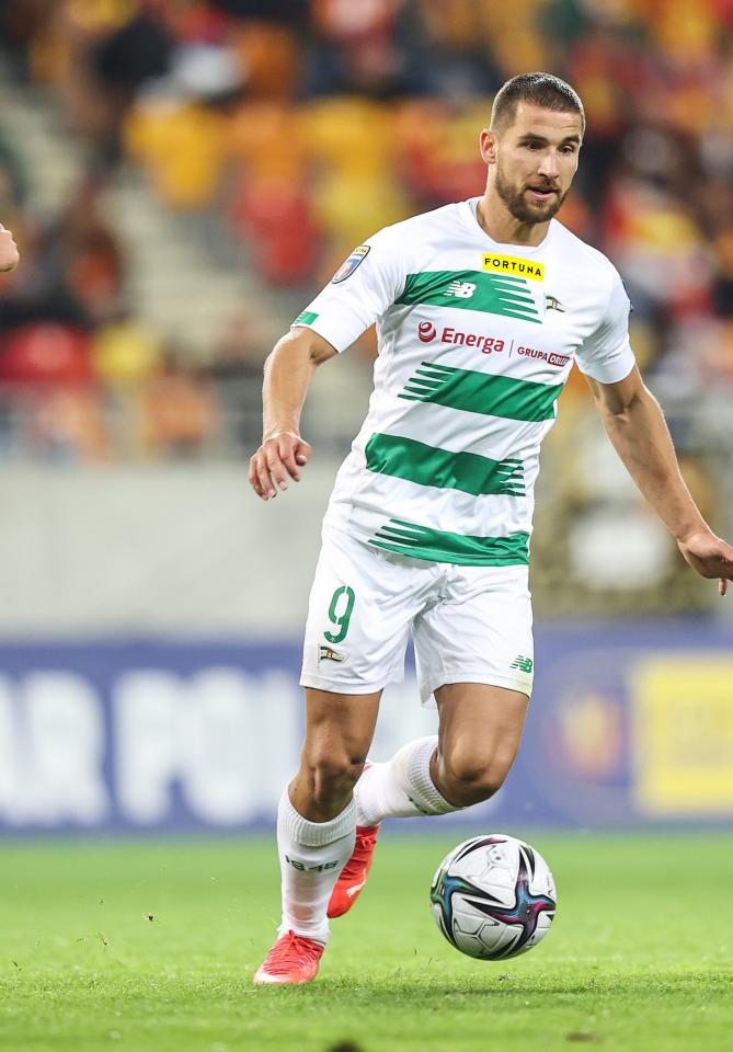 Jagiellonia Białystok - Lechia Gdańsk 1:3 (21.09.2021) Łukasz Zwoliński
