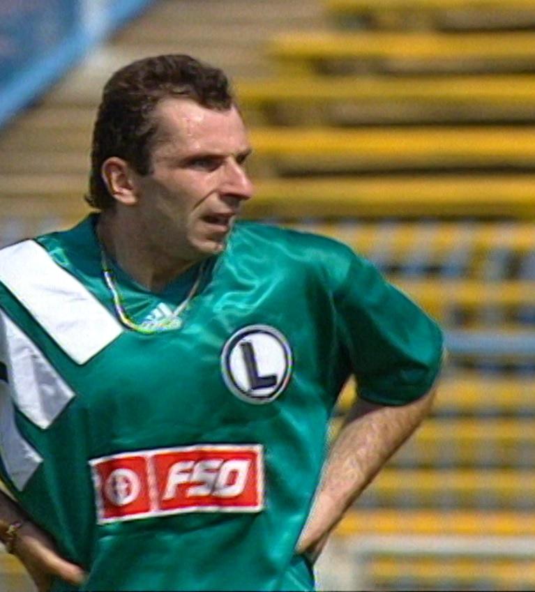 Jerzy Podbrożny (Legia Warszawa - ŁKS Łódź 6:4, 24.07.1994).