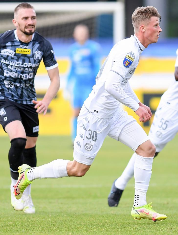 Resovia Rzeszów - Widzew Łódź 1:2 (29.09.2021) Kacper Karasek