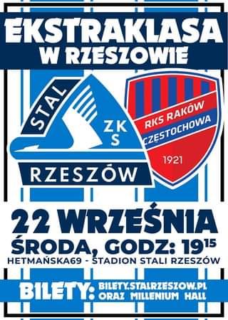 Stal Rzeszów - Raków Częstochowa 2:4 (22.09.2021)