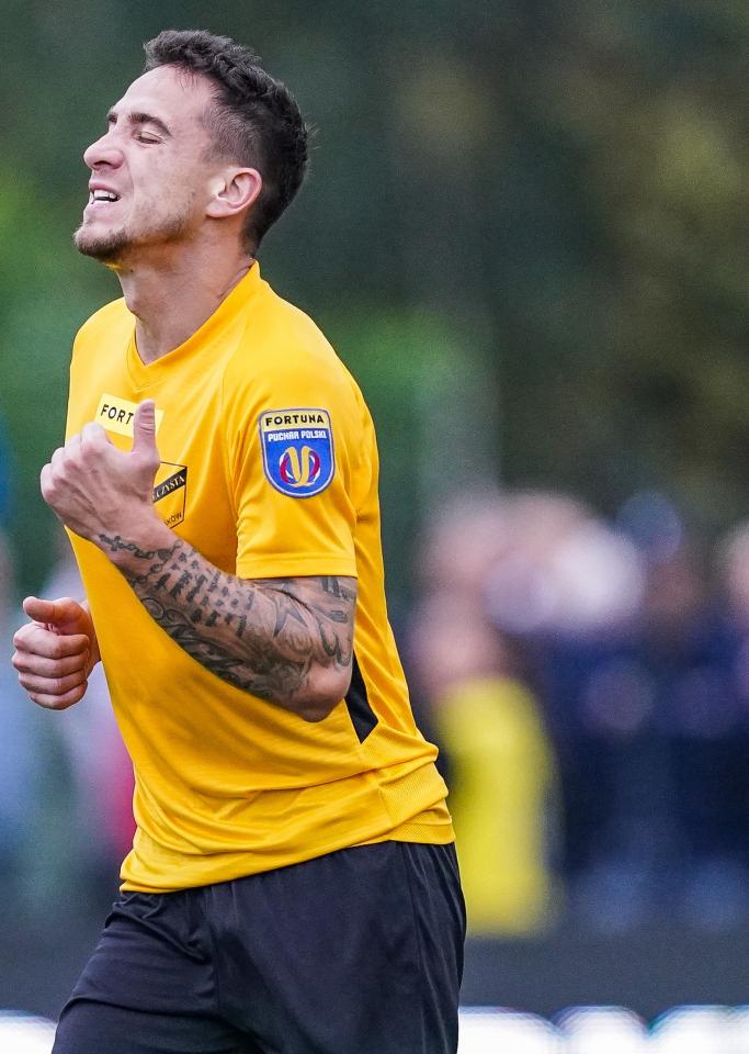 Wieczysta Kraków - Chrobry Głogów 2:1 (29.09.2021) Jakub Bąk