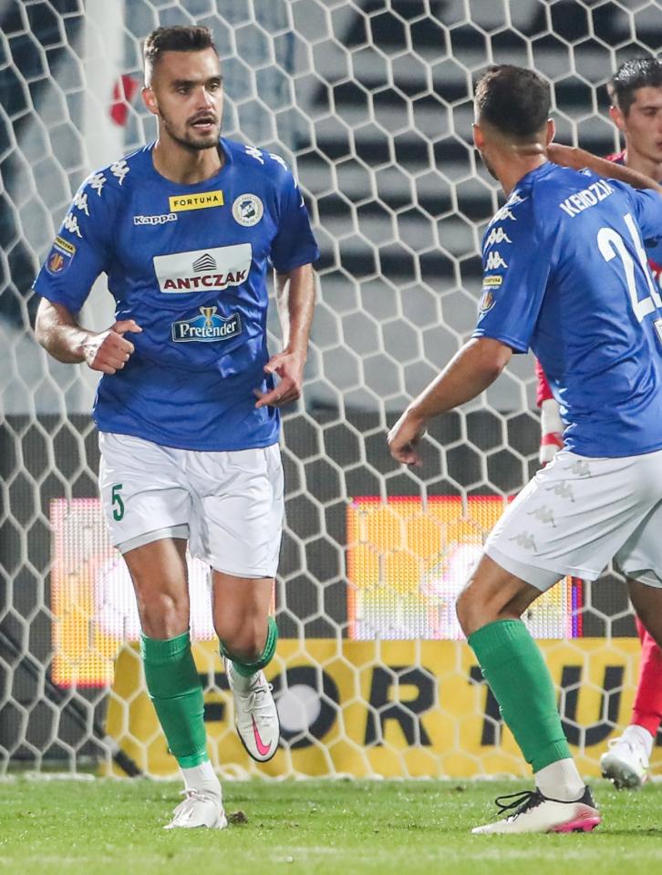 KKS Kalisz - Raków Częstochowa 1:2 (26.10.2021) Bartosz Waleńcik