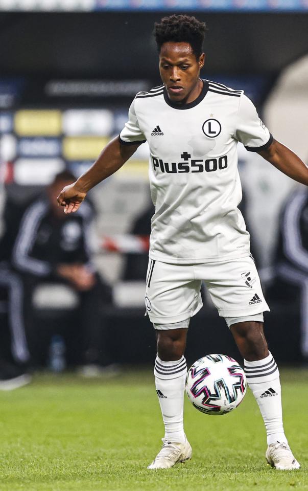 Joel Valencia (Legia Warszawa - Drita Gnjilane 2:0, 24.09.2020).