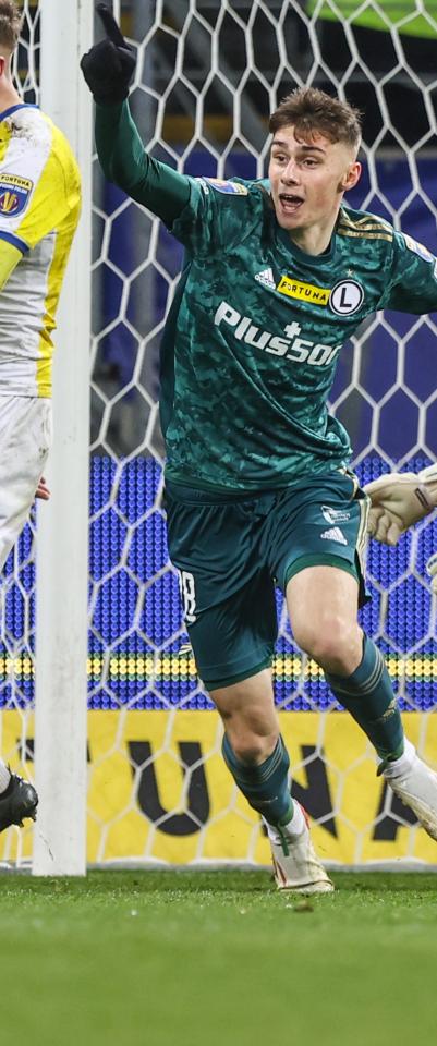 Szymon Włodarczyk (Motor Lublin - Legia Warszawa 1:2, 01.12.2021)