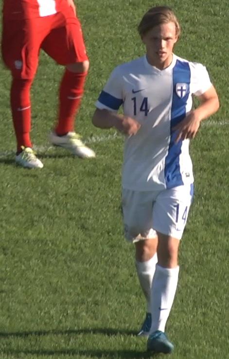 Polska - Finlandia 1:3 U17 (30.08.2016) Tobias Fagerstrom