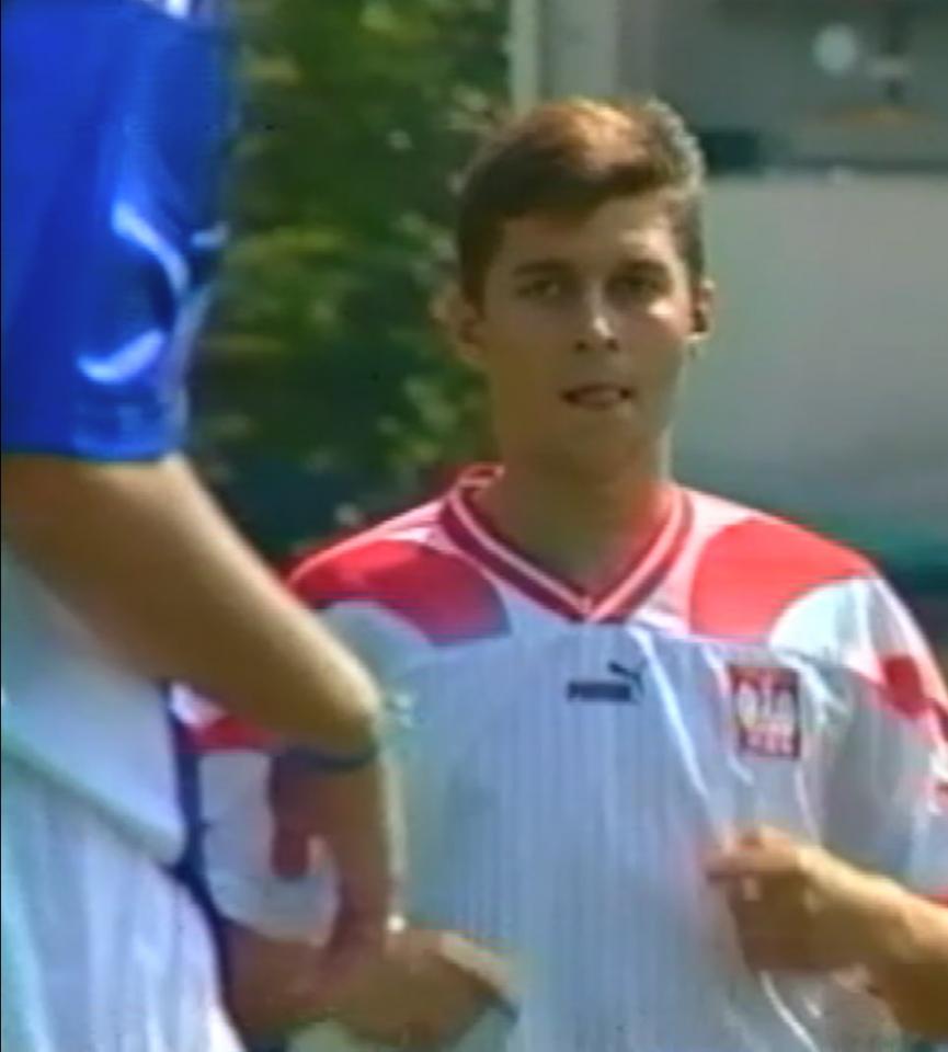 Marcin Kaczmarek (Francja U21 - Polska U21 4:1, 16.08.1995).