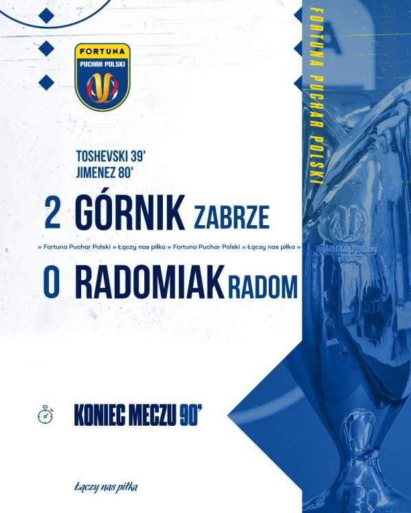 Górnik Zabrze - Radomiak Radom 2:0 (22.09.2021)
