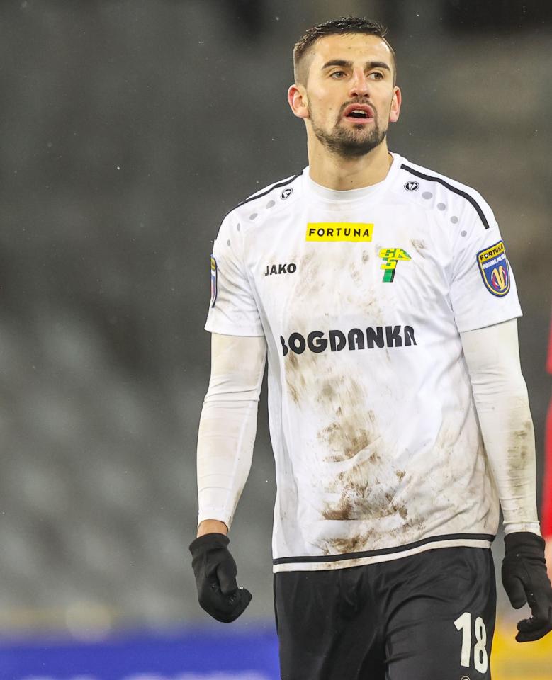 Korona Kielce - Górnik Łęczna 1:2 (30.11.2021) Bartosz Śpiączka