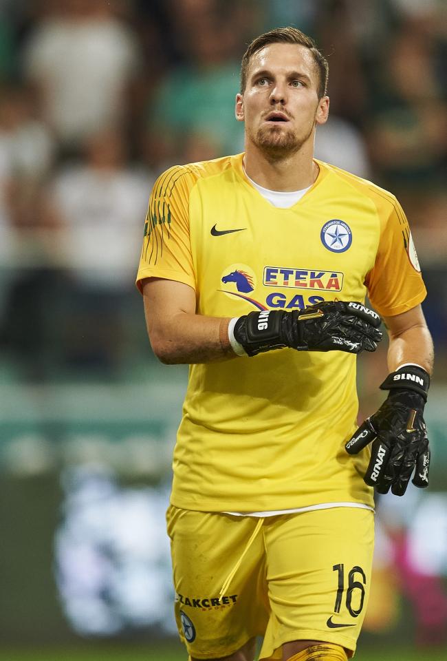 Balázs Megyeri (Legia Warszawa - Atromitos Ateny 0:0, 08.08.2019).