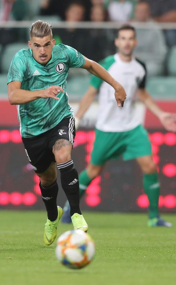 Carlitos (Legia Warszawa - Europa FC 3:0, 18.07.2019).