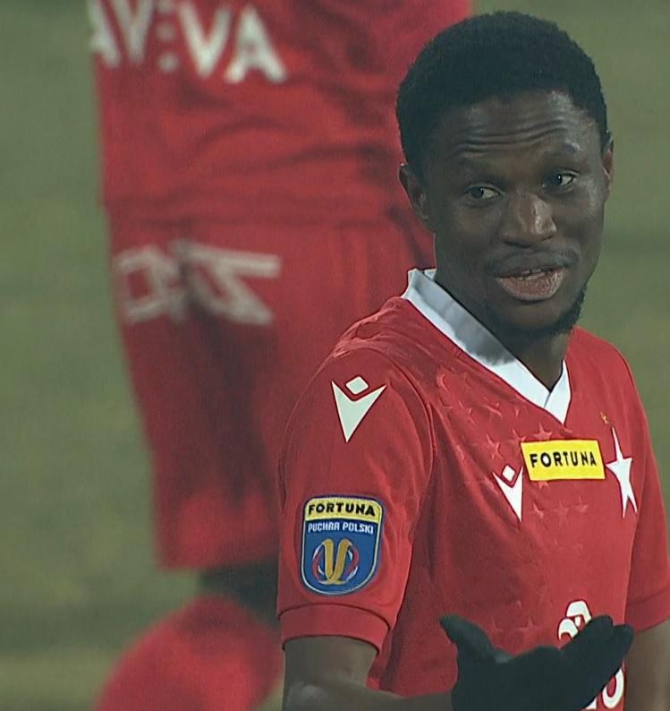 Olimpia Grudziądz - Wisła Kraków 1:1, k. 5-3 (01.03.2022) Momo Cisse