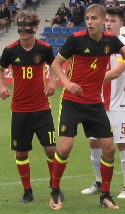 Polska - Belgia 4:1 U17 (31.08.2017) Lars Dendoncker