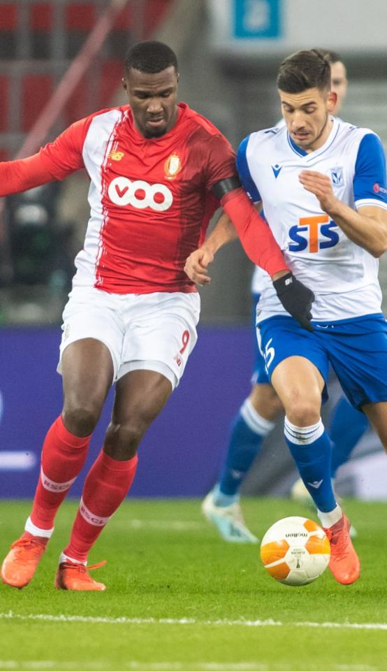 Obbi Oularé (Standard Liège - Lech Poznań 2:1, 26.11.2020).