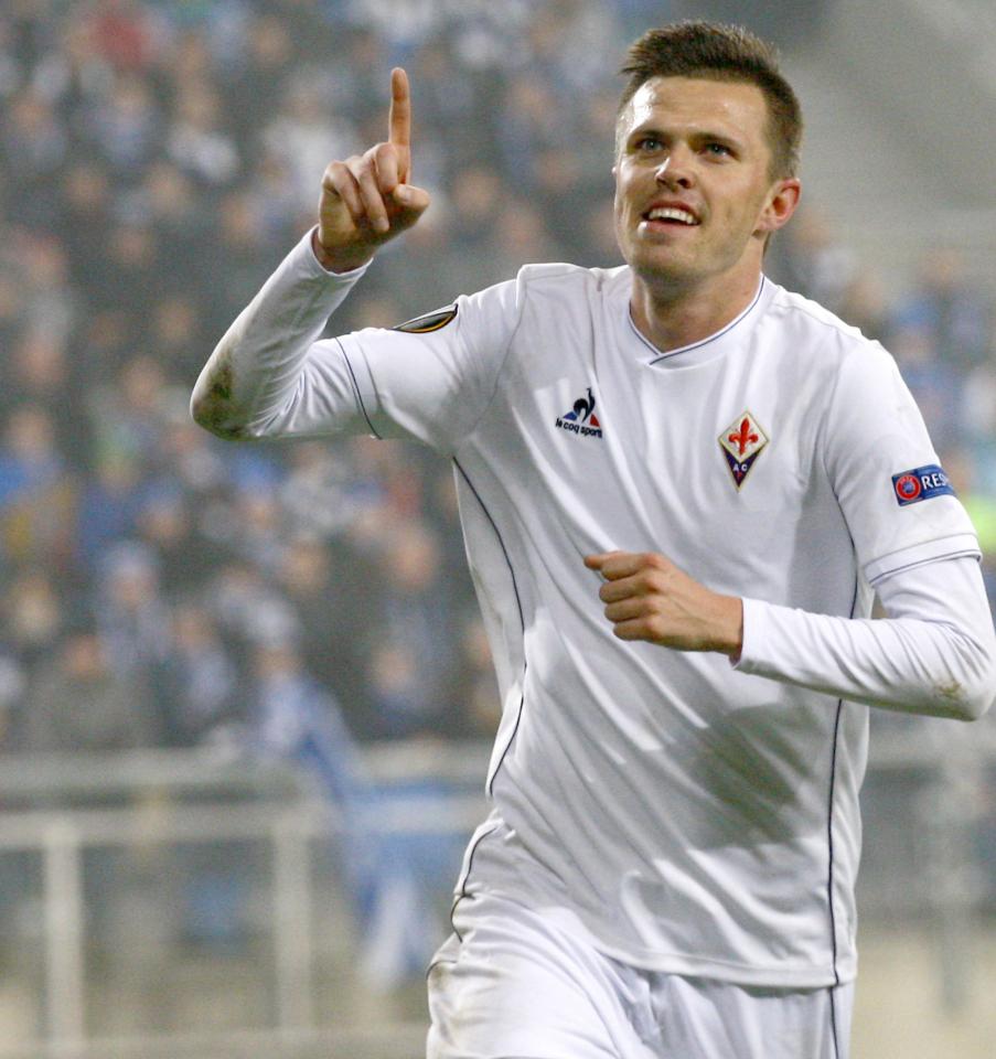 Lech Poznań - ACF Fiorentina 0:2 (05.11.2015) Josip Ilicic