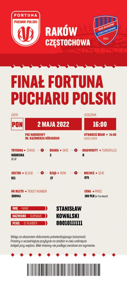 Lech Poznań - Raków Częstochowa 1:3 (02.05.2022)