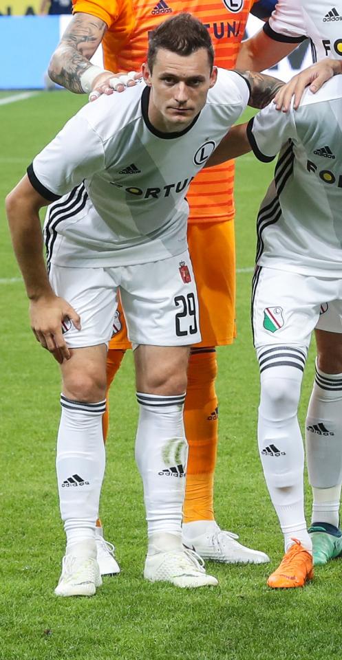 Krzysztof Mączyński (Legia Warszawa - Spartak Trnava 0:2, 24.07.2018)