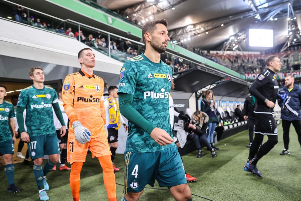 Legia Warszawa - Górnik Łęczna 2:0 (02.03.2022) Mateusz Wieteska