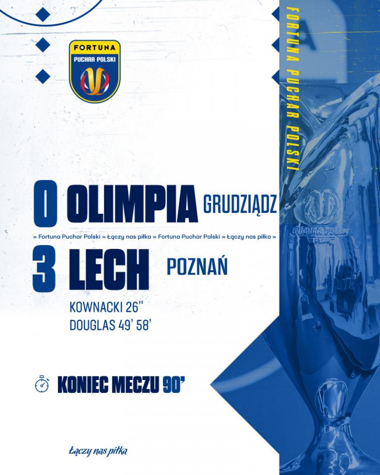 Olimpia Grudziądz - Lech Poznań 0:3 (05.04.2022)