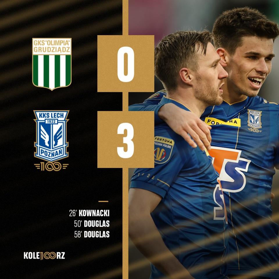 Olimpia Grudziądz - Lech Poznań 0:3 (05.04.2022)