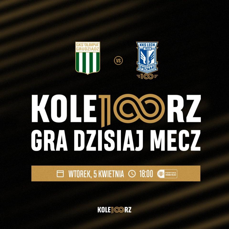 Olimpia Grudziądz - Lech Poznań 0:3 (05.04.2022)