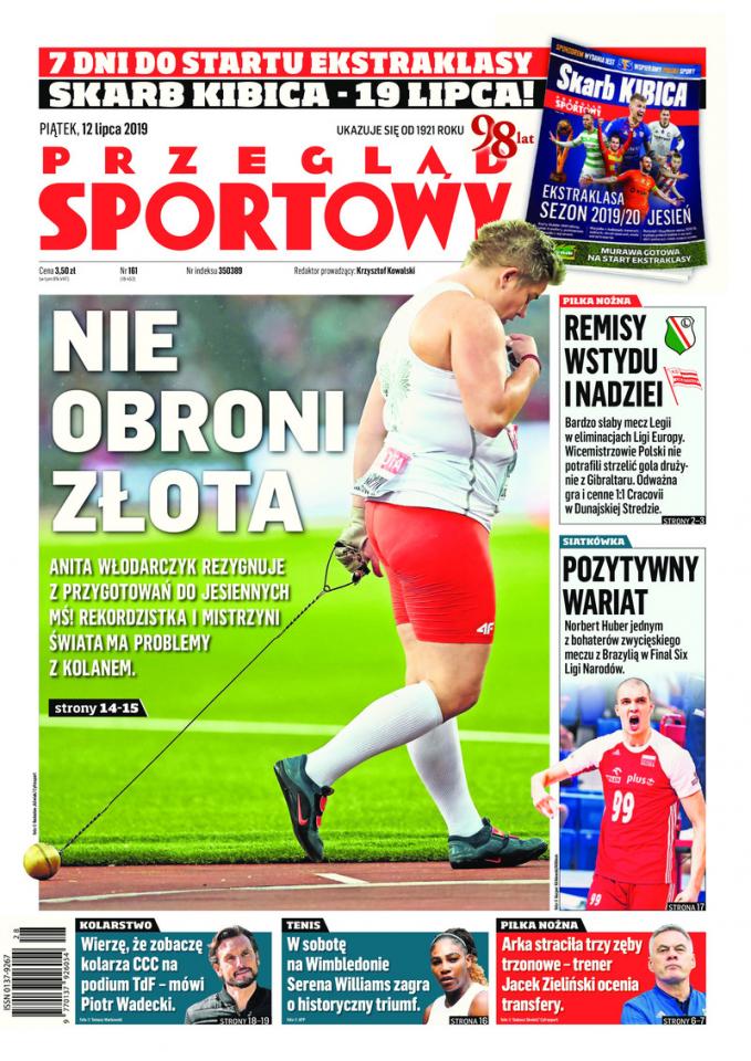 Przegląd Sportowy po DAC Dunajská Streda - Cracovia 1:1 (11.07.2019)
