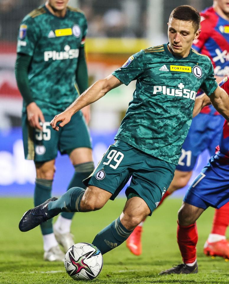Raków Częstochowa - Legia Warszawa 1:0 (06.04.2022) Bartosz Slisz