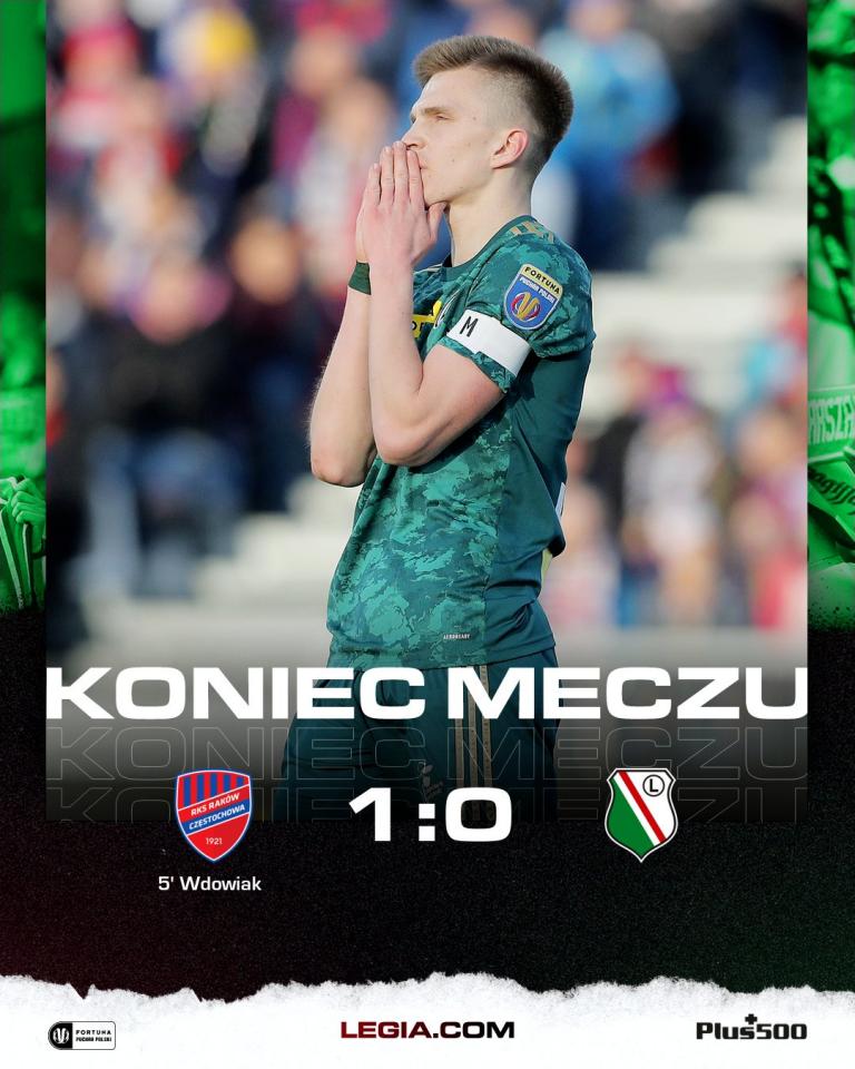 Raków Częstochowa - Legia Warszawa 1:0 (06.04.2022)