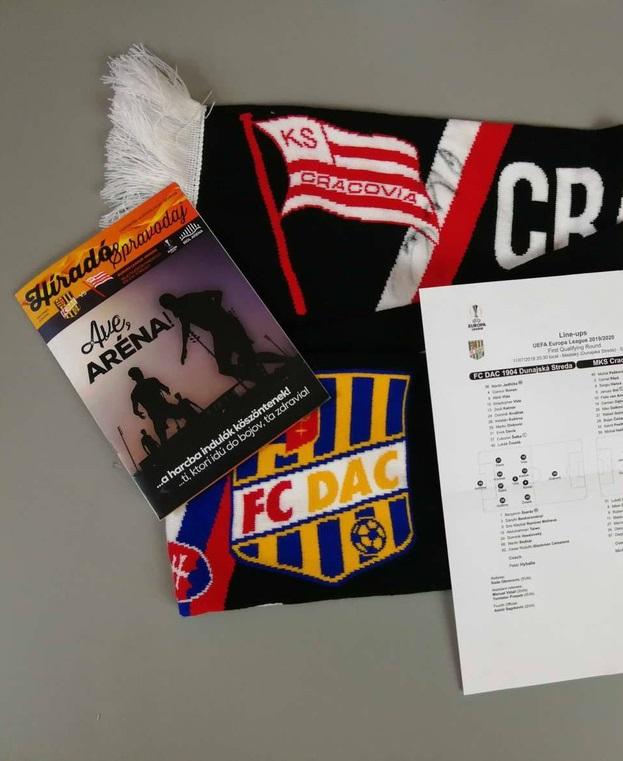 Zestaw kibica DAC Dunajská Streda - Cracovia 1:1 (11.07.2019)
