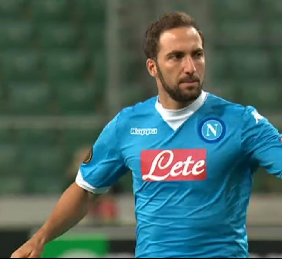 Gonzalo Higuaín (Legia Warszawa - SSC Napoli 0:2, 01.10.2015)