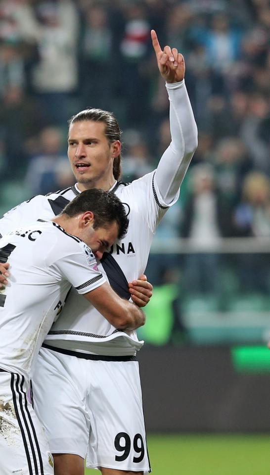 Aleksandar Prijović (do meczu Legia Warszawa - FC Midtjylland 1:0, 26.11.2015).