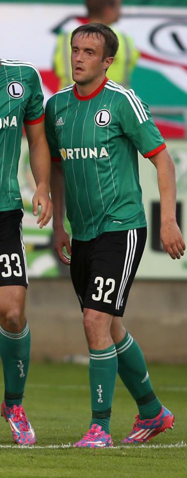 Miroslav Radović (St Patrick's Athletic FC - Legia Warszawa 0:5, 23.07.2014).
