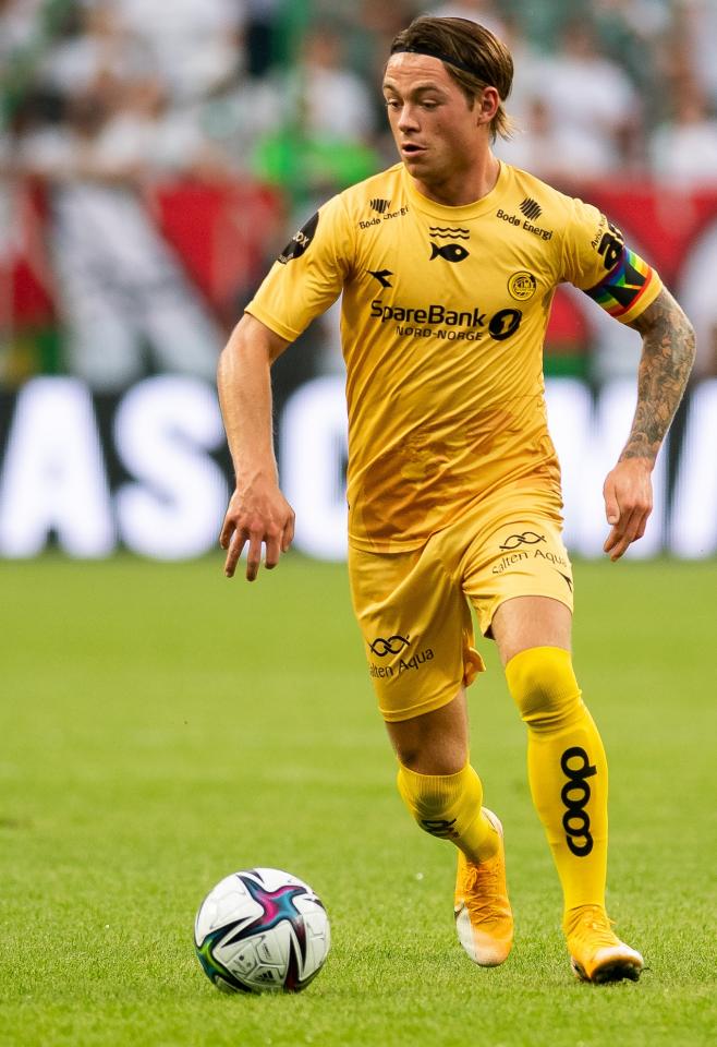 Patrick Berg (Legia Warszawa - Bodø/Glimt 2:0, 14.07.2021)