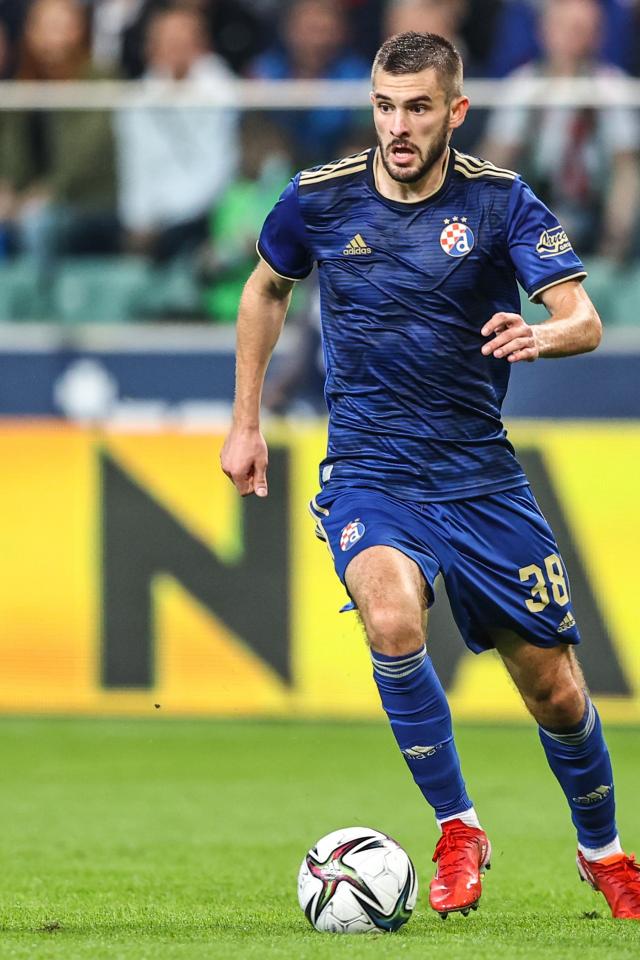 Bartol Franjić (Legia Warszawa - Dinamo Zagrzeb 0:1, 10.08.2021).