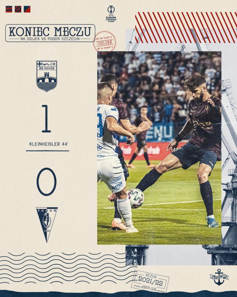 NK Osijek - Pogoń Szczecin 1:0 (29.07.2021)