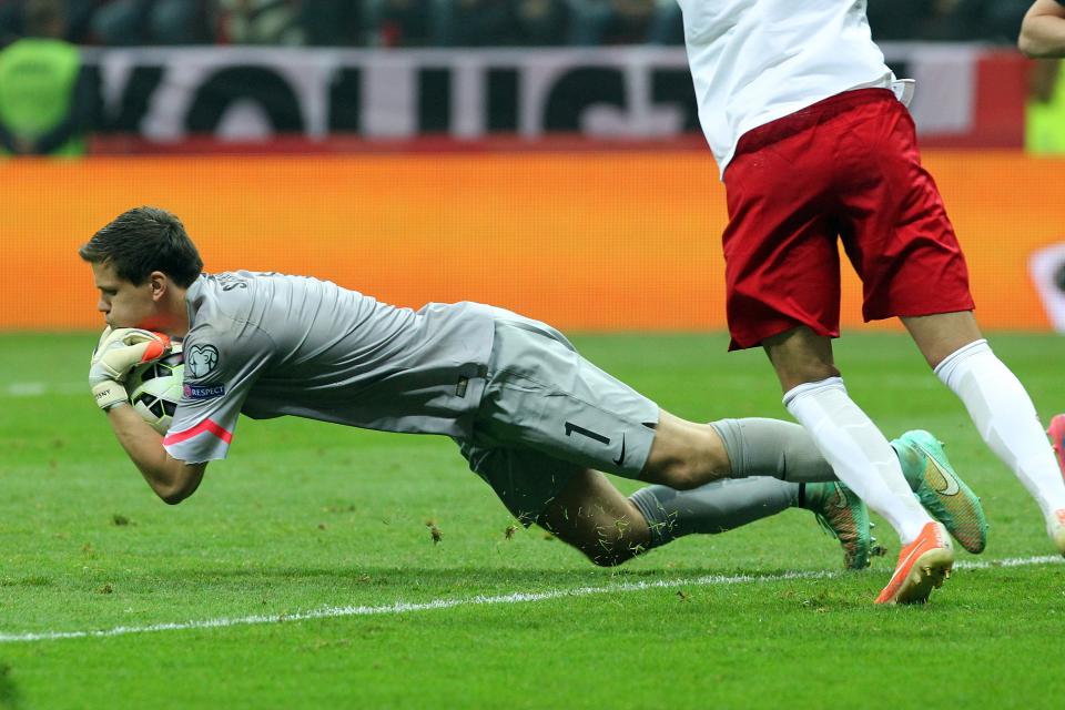 Polska - Niemcy 2:0 (11.10.2014) Wojciech Szczęsny