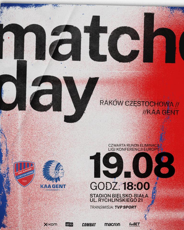 Raków Częstochowa - KAA Gent 1:0 (19.08.2021)