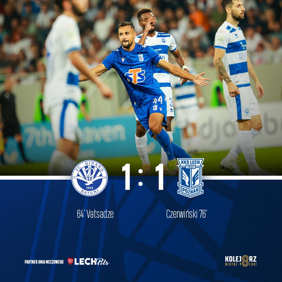 Dinamo Batumi - Lech Poznań 1:1 (28.07.2022)