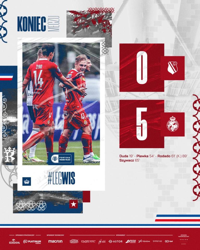 Legia II Warszawa - Wisła Kraków 0:5 (30.08.2022)