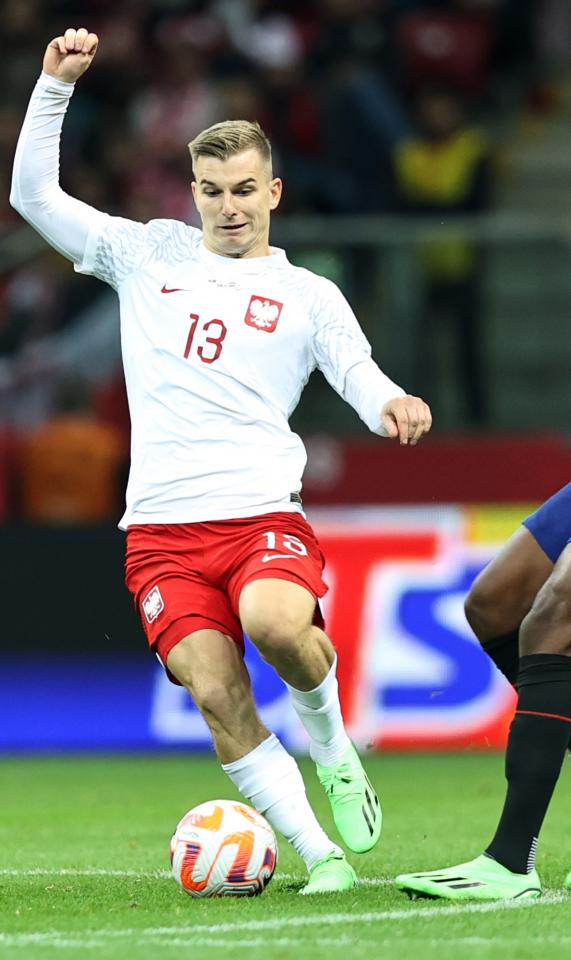 Mateusz Łęgowski (Polska - Holandia 0:2, 22.09.2022).
