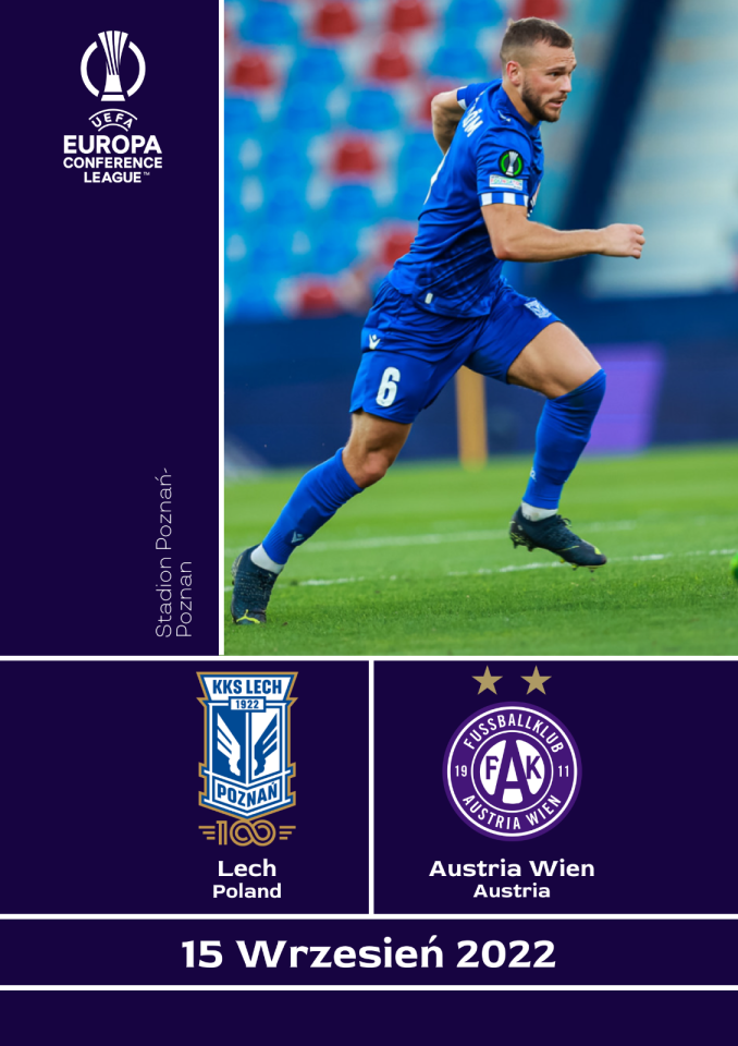 Lech Poznań - Austria Wiedeń 4:1 (15.09.2022)