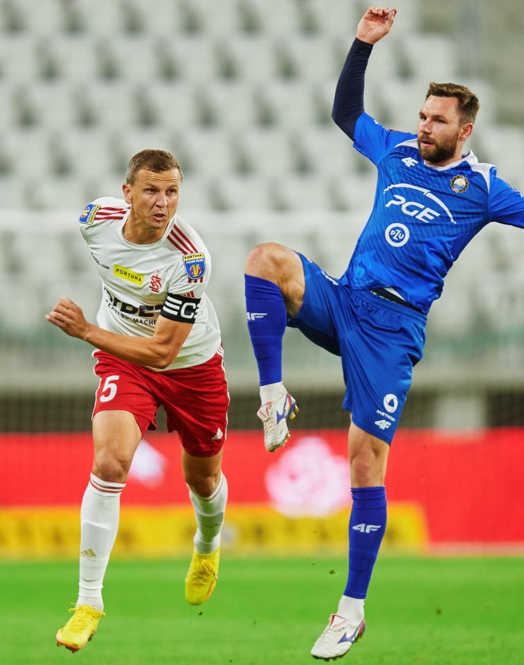 ŁKS Łódź - Stal Mielec 2:2, k. 3-4 (31.08.2022) Mikołaj Lebedyński