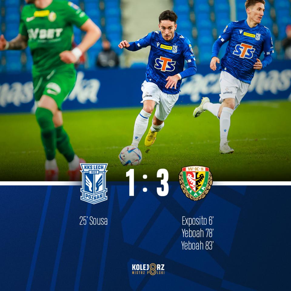 Lech Poznań - Śląsk Wrocław 1:3 (19.10.2022)