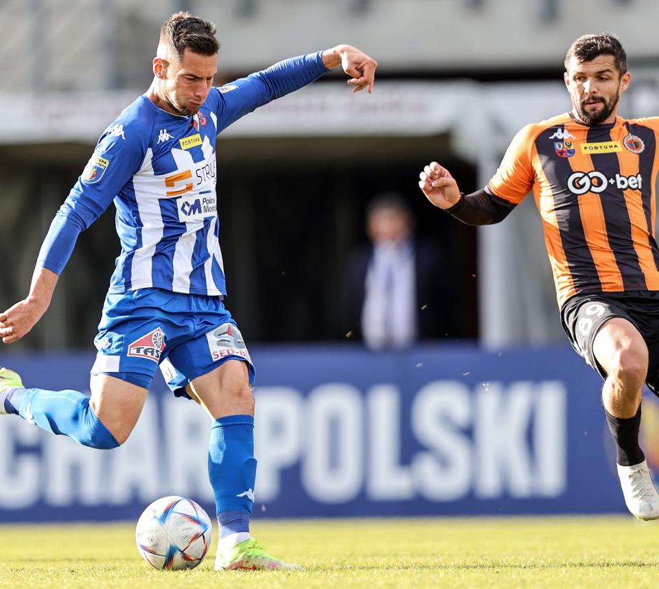 Pogoń Siedlce - Chrobry Głogów 3:1 (20.10.2022) Damian Nowak