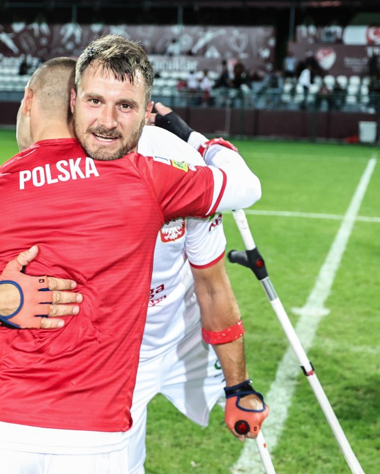 Marcin Oleksy (Polska - Hiszpania 3:0 ampfutbol, 03.10.2022).