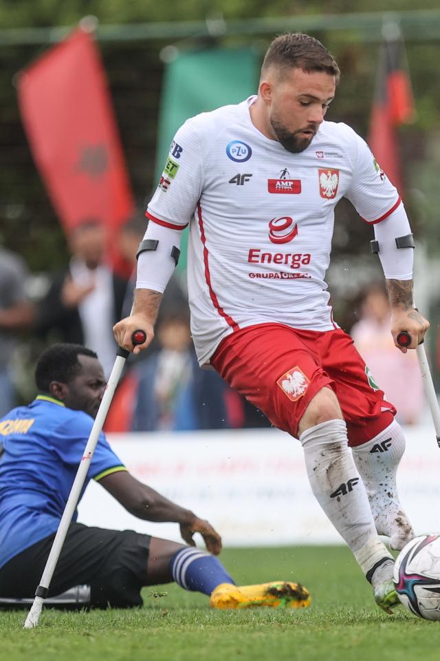 Bartosz Łastowski (Polska - Tanzania 3:0 ampfutbol, 02.10.2022).