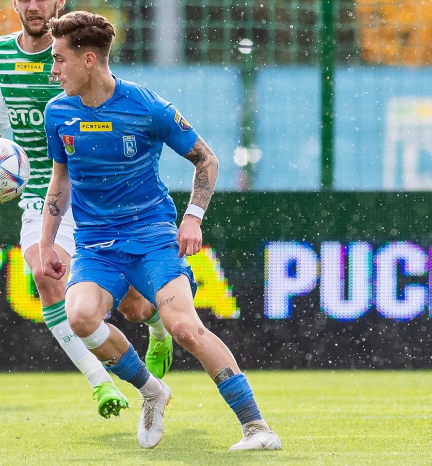Radunia Stężyca - Lechia Gdańsk 1:4 (19.10.2022) Jakub Letniowski