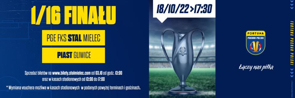 Stal Mielec - Piast Gliwice 0:3 pd. (18.10.2022)